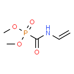ChemSpider 2D Image | Phosphonic acid, P-[(ethenylamino)carbonyl]-, dimethyl ester | C5H10NO4P