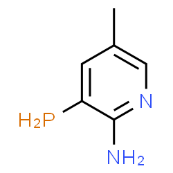 ChemSpider 2D Image | 5-Methyl-3-phosphino-2-pyridinamine | C6H9N2P