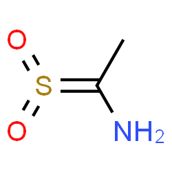 ChemSpider 2D Image | 1-(Dioxido-lambda~6~-sulfanylidene)ethanamine | C2H5NO2S