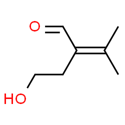 ChemSpider 2D Image | 2-(2-Hydroxyethyl)-3-methyl-2-butenal | C7H12O2