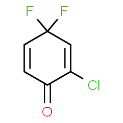 ChemSpider 2D Image | 2-Chloro-4,4-difluoro-2,5-cyclohexadien-1-one | C6H3ClF2O