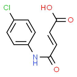 ChemSpider 2D Image | (2E)-4-[(4-Chlorophenyl)amino]-4-oxo-2-butenoic acid | C10H8ClNO3