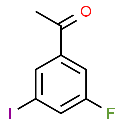 ChemSpider 2D Image | 1-(3-Fluoro-5-iodophenyl)ethanone | C8H6FIO