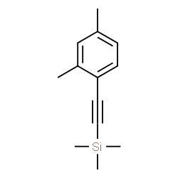 ChemSpider 2D Image | [(2,4-Dimethylphenyl)ethynyl](trimethyl)silane | C13H18Si
