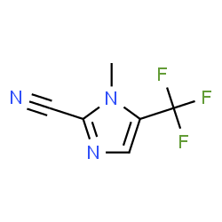 ChemSpider 2D Image | 1-Methyl-5-(trifluoromethyl)-1H-imidazole-2-carbonitrile | C6H4F3N3