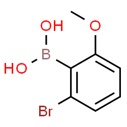 ChemSpider 2D Image | (2-Bromo-6-methoxyphenyl)boronic acid | C7H8BBrO3