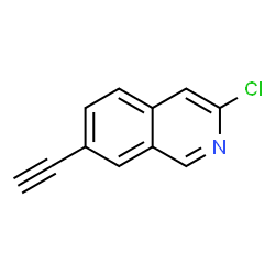 ChemSpider 2D Image | 3-Chloro-7-ethynylisoquinoline | C11H6ClN