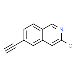 ChemSpider 2D Image | 3-Chloro-6-ethynylisoquinoline | C11H6ClN