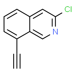 ChemSpider 2D Image | 3-Chloro-8-ethynylisoquinoline | C11H6ClN