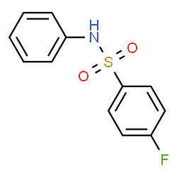 ChemSpider 2D Image | 4-Fluoro-N-phenylbenzenesulfonamide | C12H10FNO2S