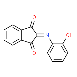 ChemSpider 2D Image | 2-[(2-Hydroxyphenyl)imino]-1H-indene-1,3(2H)-dione | C15H9NO3