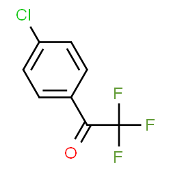 ChemSpider 2D Image | 2,2,2-Trifluoro-4'-chloroacetophenone | C8H4ClF3O