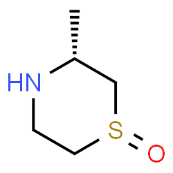ChemSpider 2D Image | (3R)-3-Methylthiomorpholine 1-oxide | C5H11NOS
