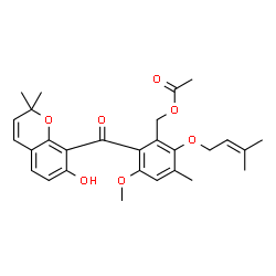 ChemSpider 2D Image | arugosin K | C28H32O7