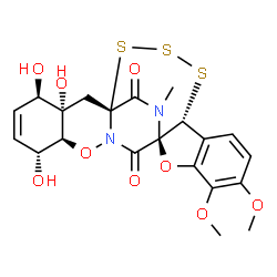ChemSpider 2D Image | penicisulfuranol C | C21H22N2O9S3