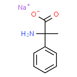 ChemSpider 2D Image | Sodium 2-amino-2-phenylpropanoate | C9H10NNaO2