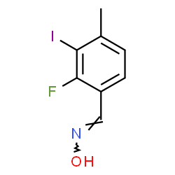ChemSpider 2D Image | (E)-1-(2-Fluoro-3-iodo-4-methylphenyl)-N-hydroxymethanimine | C8H7FINO