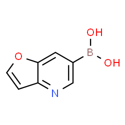 ChemSpider 2D Image | Furo[3,2-b]pyridin-6-ylboronic acid | C7H6BNO3