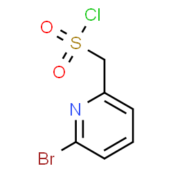 ChemSpider 2D Image | 6-Bromo-2-pyridinemethanesulfonyl chloride | C6H5BrClNO2S