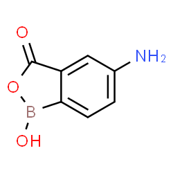 ChemSpider 2D Image | 5-Amino-1-hydroxy-2,1-benzoxaborol-3(1H)-one | C7H6BNO3
