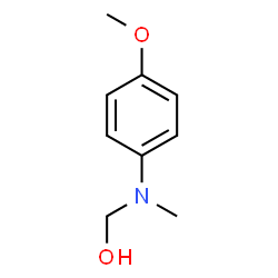 ChemSpider 2D Image | [(4-Methoxyphenyl)(methyl)amino]methanol | C9H13NO2