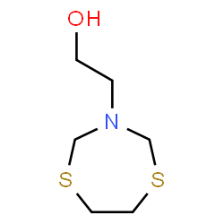 ChemSpider 2D Image | 2-(1,5,3-Dithiazepan-3-yl)ethanol | C6H13NOS2