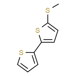 ChemSpider 2D Image | 5-(Methylsulfanyl)-2,2'-bithiophene | C9H8S3