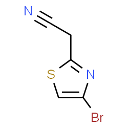 ChemSpider 2D Image | (4-Bromo-1,3-thiazol-2-yl)acetonitrile | C5H3BrN2S