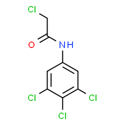 ChemSpider 2D Image | 2-Chloro-N-(3,4,5-trichlorophenyl)acetamide | C8H5Cl4NO