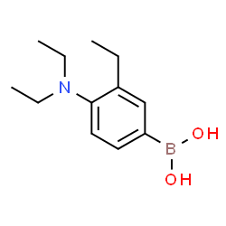 ChemSpider 2D Image | [4-(Diethylamino)-3-ethylphenyl]boronic acid | C12H20BNO2