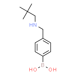 ChemSpider 2D Image | (4-{[(2,2-Dimethylpropyl)amino]methyl}phenyl)boronic acid | C12H20BNO2