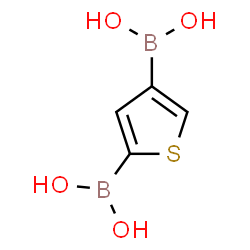 ChemSpider 2D Image | 2,4-Thienediyldiboronic acid | C4H6B2O4S