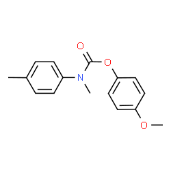 ChemSpider 2D Image | 4-Methoxyphenyl methyl(4-methylphenyl)carbamate | C16H17NO3