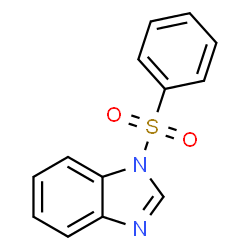 ChemSpider 2D Image | 1-(Phenylsulfonyl)-1H-benzimidazole | C13H10N2O2S