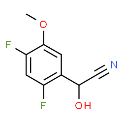 ChemSpider 2D Image | (2,4-Difluoro-5-methoxyphenyl)(hydroxy)acetonitrile | C9H7F2NO2