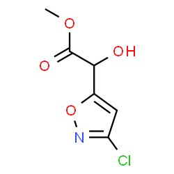 ChemSpider 2D Image | Methyl (3-chloro-1,2-oxazol-5-yl)(hydroxy)acetate | C6H6ClNO4