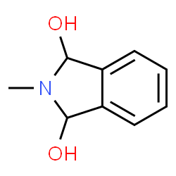 ChemSpider 2D Image | 2-Methyl-1,3-isoindolinediol | C9H11NO2