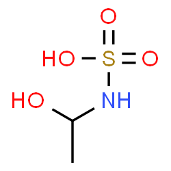 ChemSpider 2D Image | (1-Hydroxyethyl)sulfamic acid | C2H7NO4S