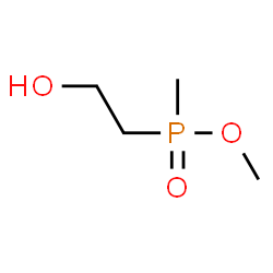 ChemSpider 2D Image | Methyl (2-hydroxyethyl)methylphosphinate | C4H11O3P
