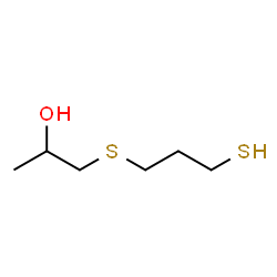 ChemSpider 2D Image | 1-[(3-Sulfanylpropyl)sulfanyl]-2-propanol | C6H14OS2