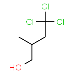 ChemSpider 2D Image | 4,4,4-Trichloro-2-methyl-1-butanol | C5H9Cl3O