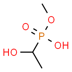 ChemSpider 2D Image | Methyl hydrogen (1-hydroxyethyl)phosphonate | C3H9O4P