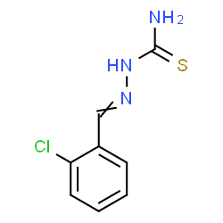 ChemSpider 2D Image | 2-chlorobenzaldehyde thiosemicarbazone | C8H8ClN3S