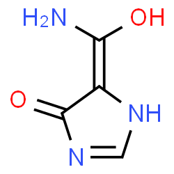 ChemSpider 2D Image | (5Z)-5-[Amino(hydroxy)methylene]-1,5-dihydro-4H-imidazol-4-one | C4H5N3O2