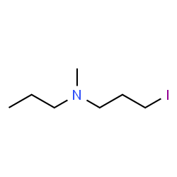 ChemSpider 2D Image | 3-Iodo-N-methyl-N-propyl-1-propanamine | C7H16IN