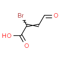 ChemSpider 2D Image | (2Z)-2-Bromo-4-oxo-2-butenoic acid | C4H3BrO3