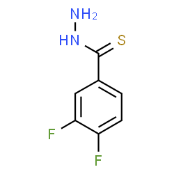 ChemSpider 2D Image | 3,4-Difluorobenzenecarbothiohydrazide | C7H6F2N2S