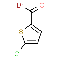 ChemSpider 2D Image | 5-Chloro-2-thiophenecarbonyl bromide | C5H2BrClOS