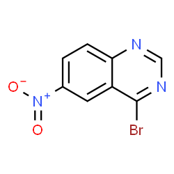 ChemSpider 2D Image | 4-Bromo-6-nitroquinazoline | C8H4BrN3O2