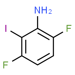 ChemSpider 2D Image | 3,6-Difluoro-2-iodoaniline | C6H4F2IN
